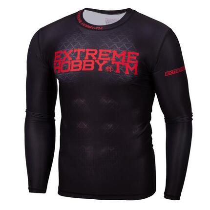 Rashguard Langarm für Herren MMA EXTREME HOBBY BLACK ARMOUR