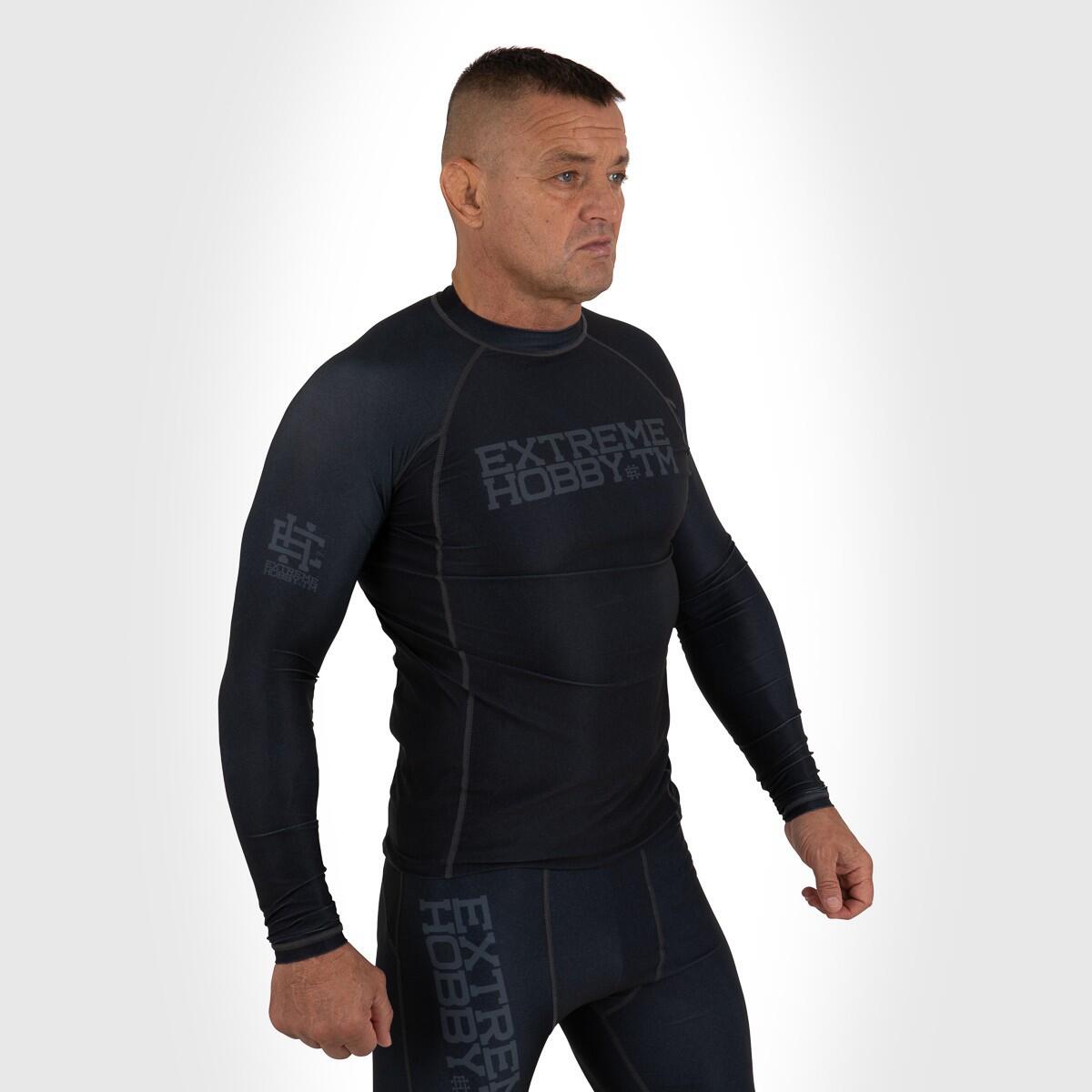 Rashguard a maniche lunghe da uomo MMA EXTREME HOBBY TRACE 5/7