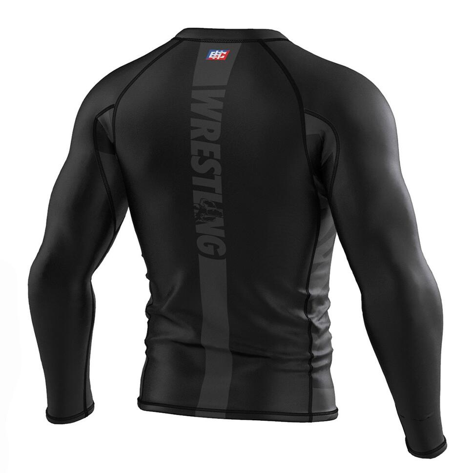 Koszulka sportowa męska Rashguard do MMA EXTREME HOBBY BOLD WRESTLING