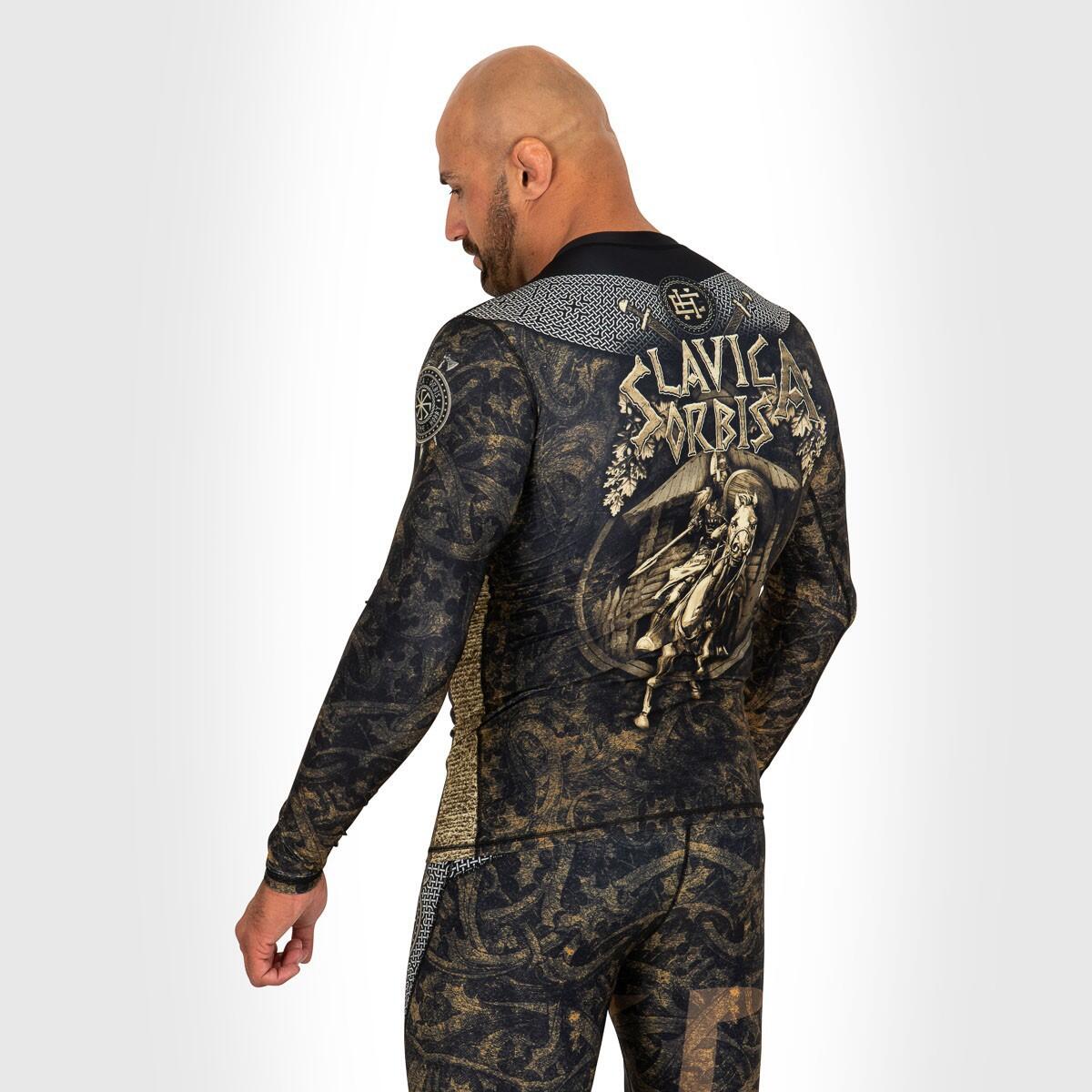 German Rash Guard Langarm-Rashguard für Männer für MMA EXTREME HOBBY SLAVICA ORBIS ...