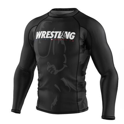 Rashguard à manches longues pour hommes MMA EXTREME HOBBY BOLD WRESTLING