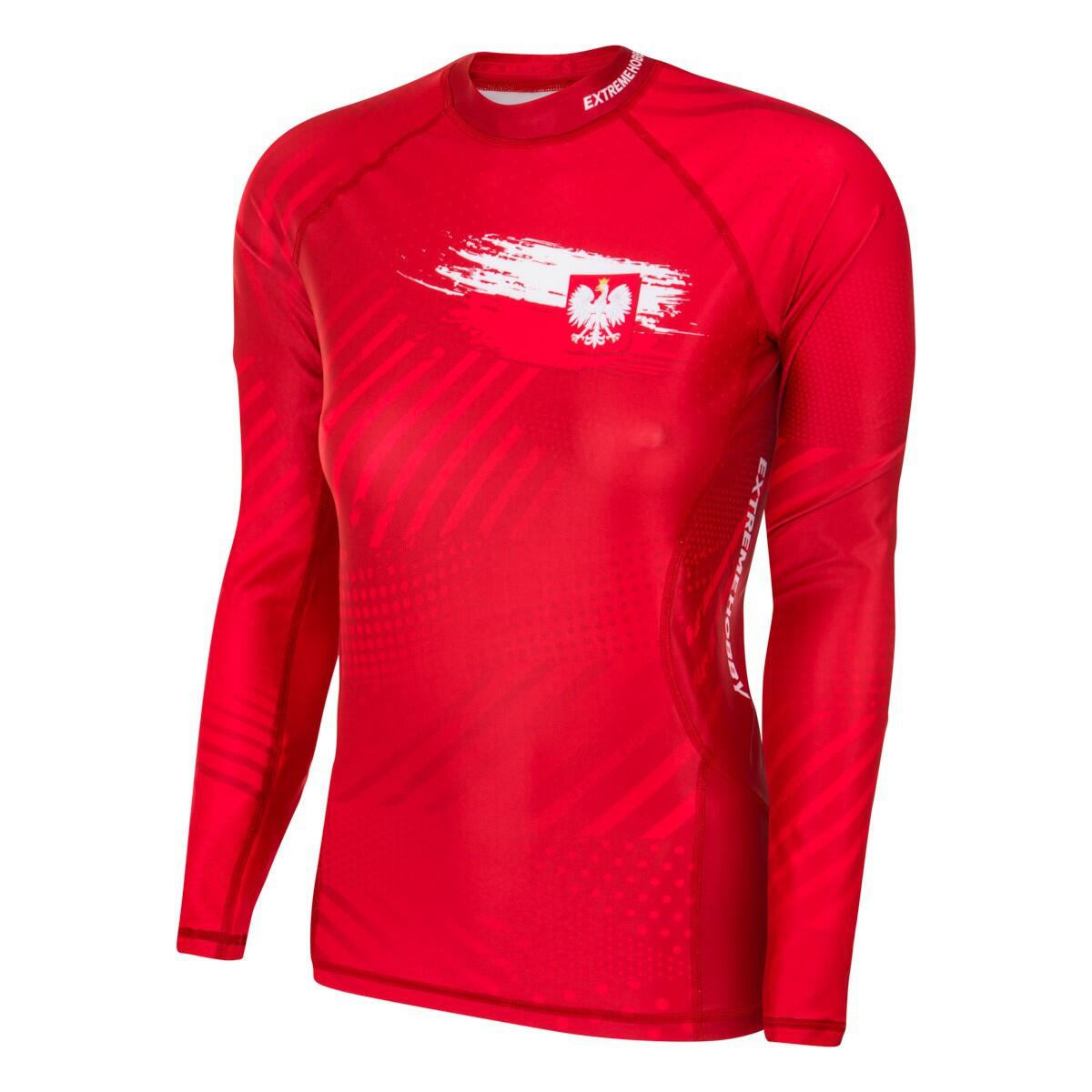 Extreme Hobby - Rashguard À Manches Longues Pour Femmes Mma Extreme Hobby Poland Prime - Rashguard - Rouge - 40 M - Decathlon