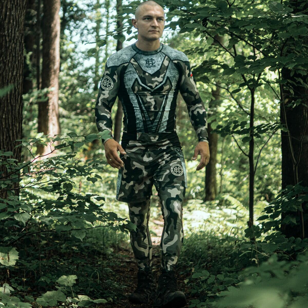 Rashguard à manches longues pour hommes MMA EXTREME HOBBY MILITARY 4/6