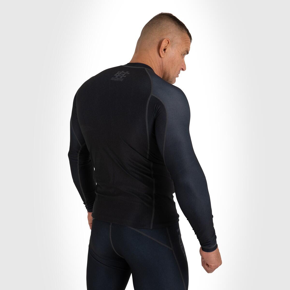 Rashguard a maniche lunghe da uomo MMA EXTREME HOBBY TRACE 6/7