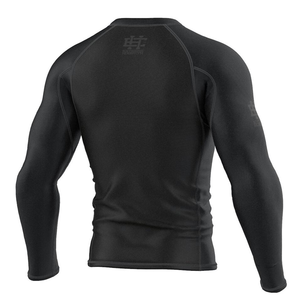 Koszulka sportowa męska Rashguard do MMA EXTREME HOBBY TRACE
