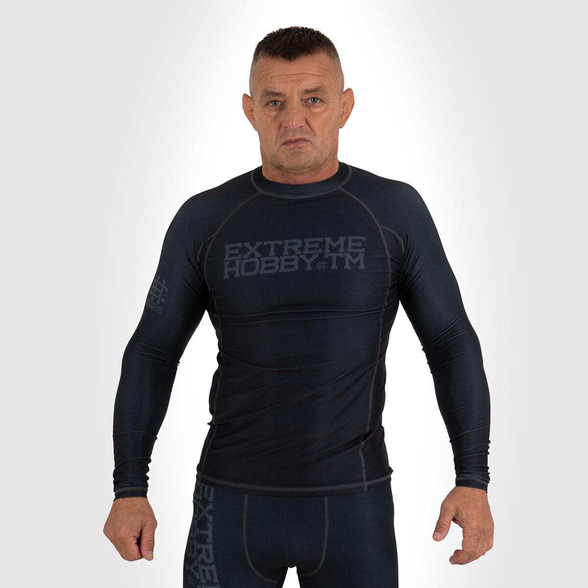 Rashguard a maniche lunghe da uomo MMA EXTREME HOBBY TRACE 3/7