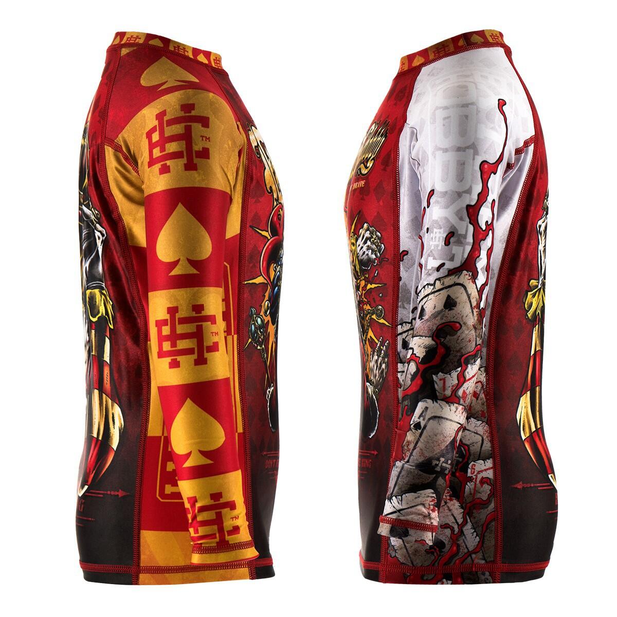 Rashguard à manches longues pour enfants MMA EXTREME HOBBY KILLER CARDS 3/6