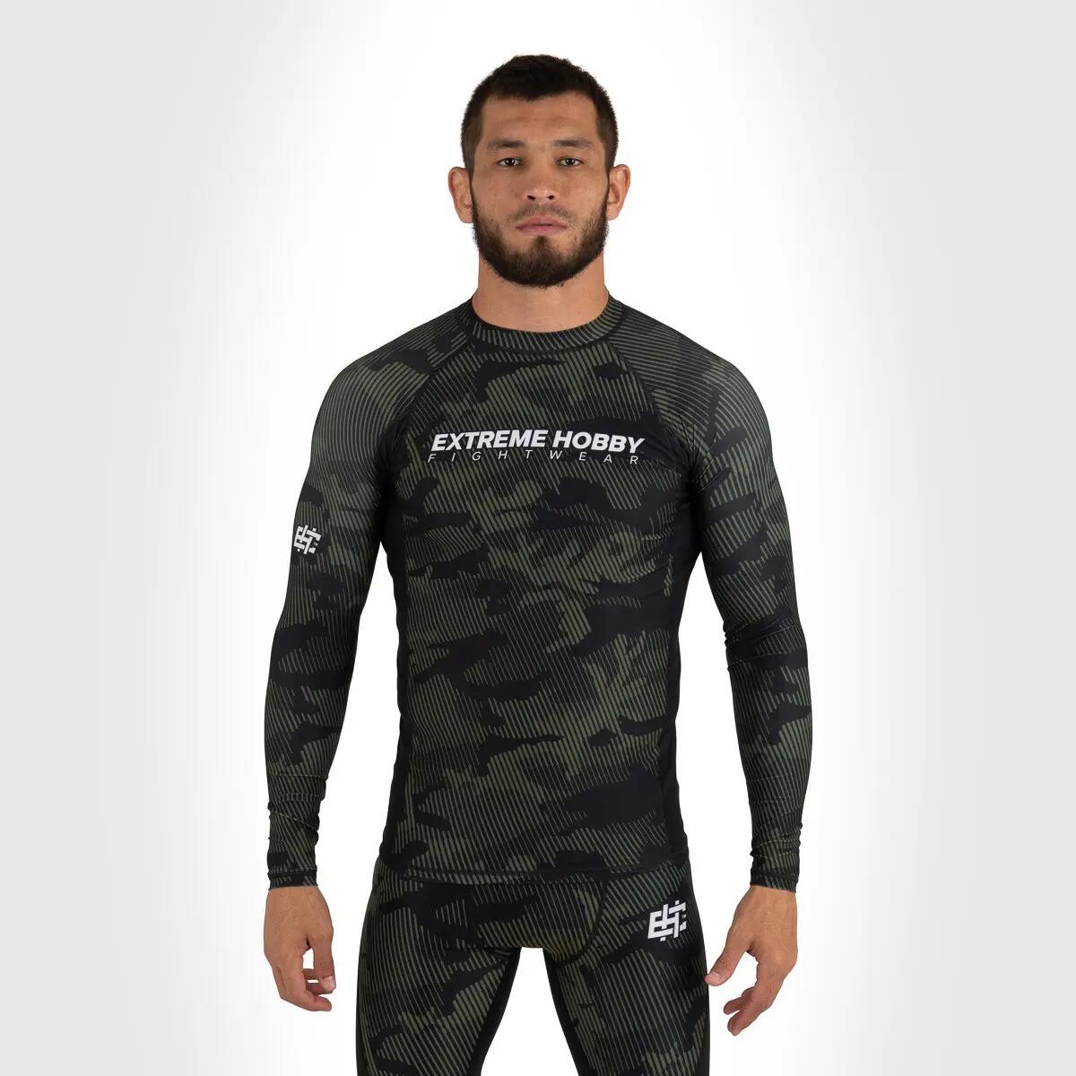 Rashguard met lange mouwen voor heren MMA EXTREME HOBBY HAVOC 3/8