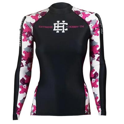 Rashguard met lange mouwen voor dames mma extreme hobby teddy bear