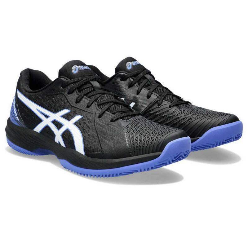 Zapatillas Asics Solution Swift FF Clay Negro Azul Zafiro -  - 40