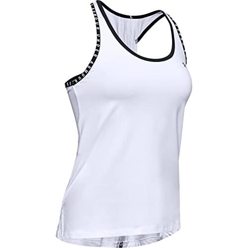 Under Armour - Tanktop Knockout Damen Under Armour - T-shirt Manches Courtes - Blanc|noir - 40 M - Decathlon
