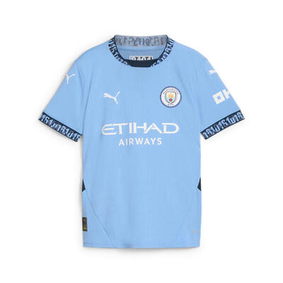 Manchester city 24/25 thuisshirt voor jongeren puma team light blue marine
