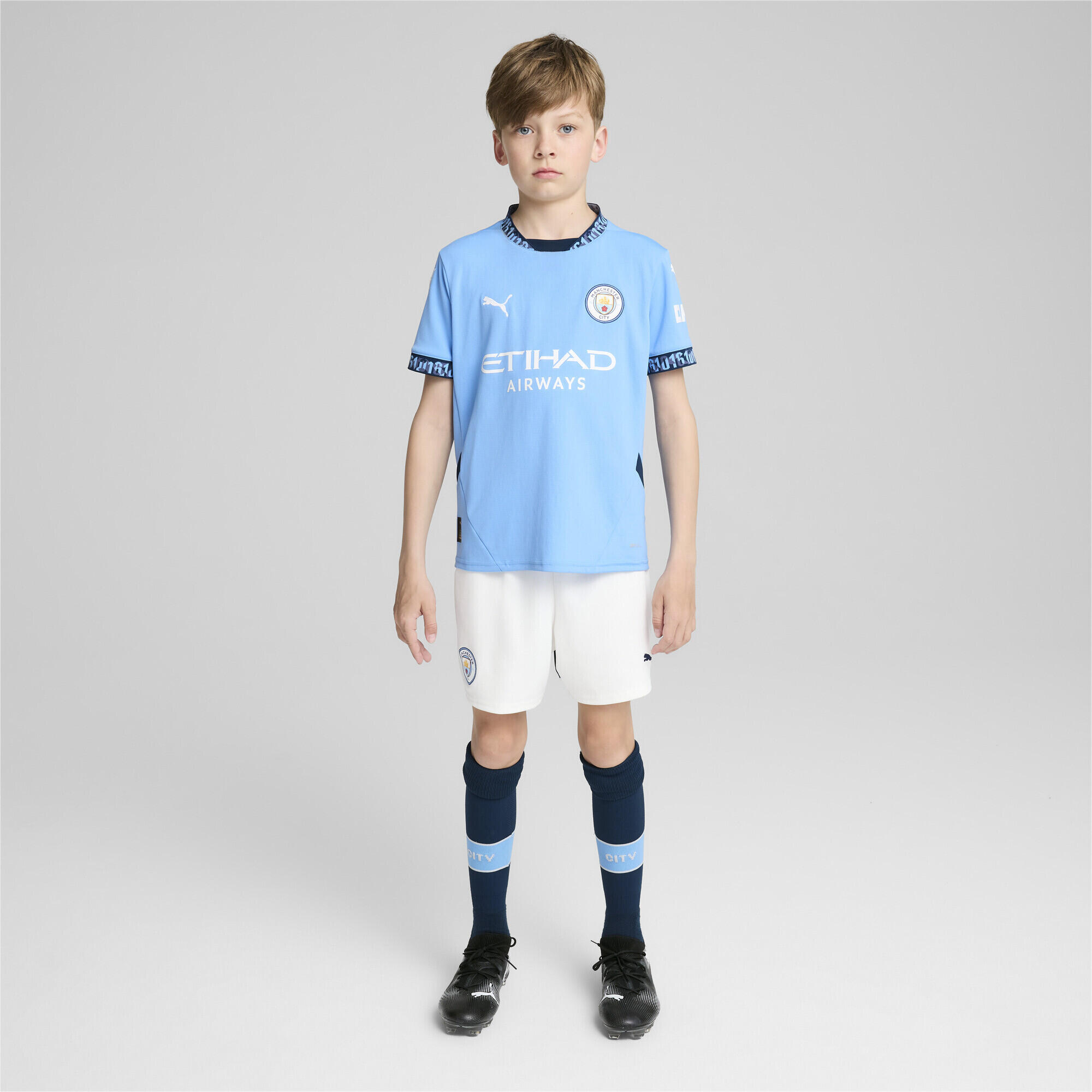 Camiseta Manchester City 1.ª equipación 24/25 Niño PUMA Team Light Blue Marine 6/7