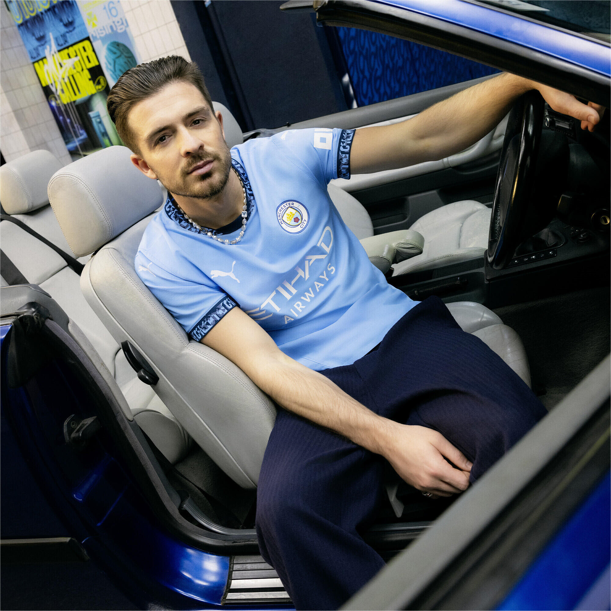 Camiseta Manchester City 1.ª equipación 24/25 Niño PUMA Team Light Blue Marine 5/7