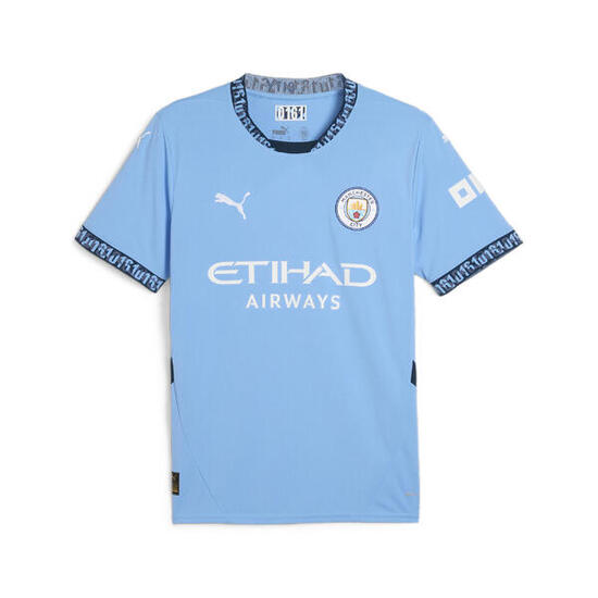 Maglia gara Home Manchester City 24/25 da uomo PUMA Team Light Blue Marine