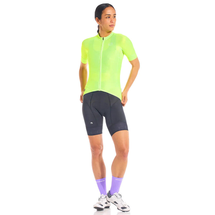 Giordana Women's FR-C Pro S/S Neon Jersey - Neon Yellow 4/4