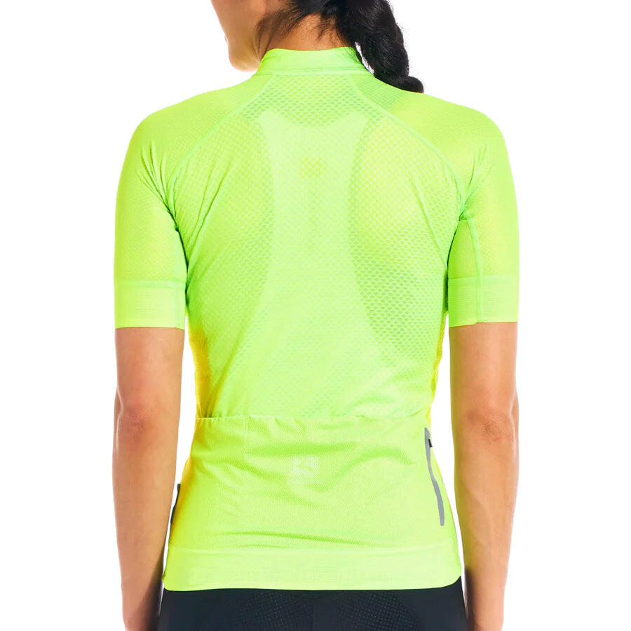 Giordana Women's FR-C Pro S/S Neon Jersey - Neon Yellow 2/4