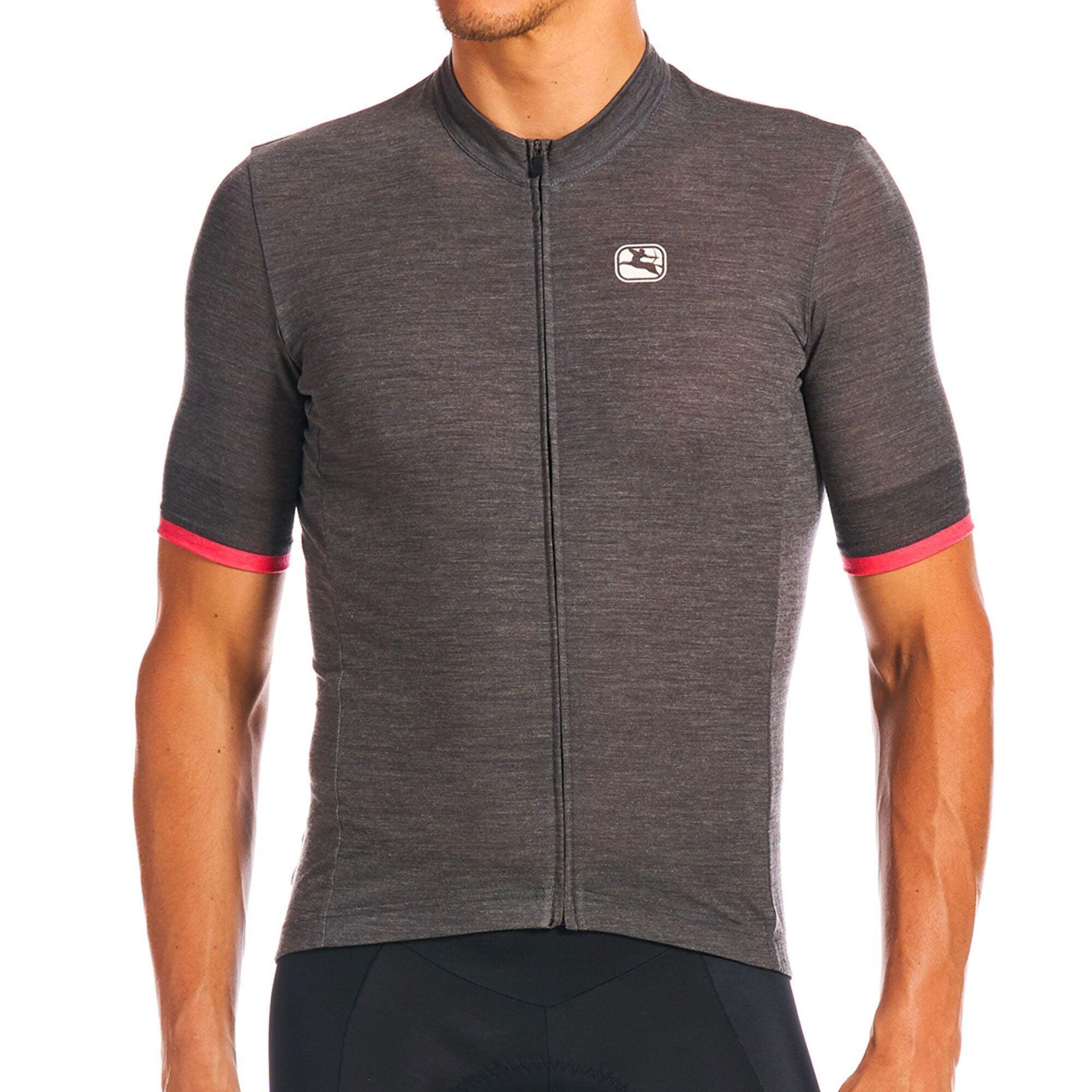 Giordana Wool S/S Jersey - Black 1/2