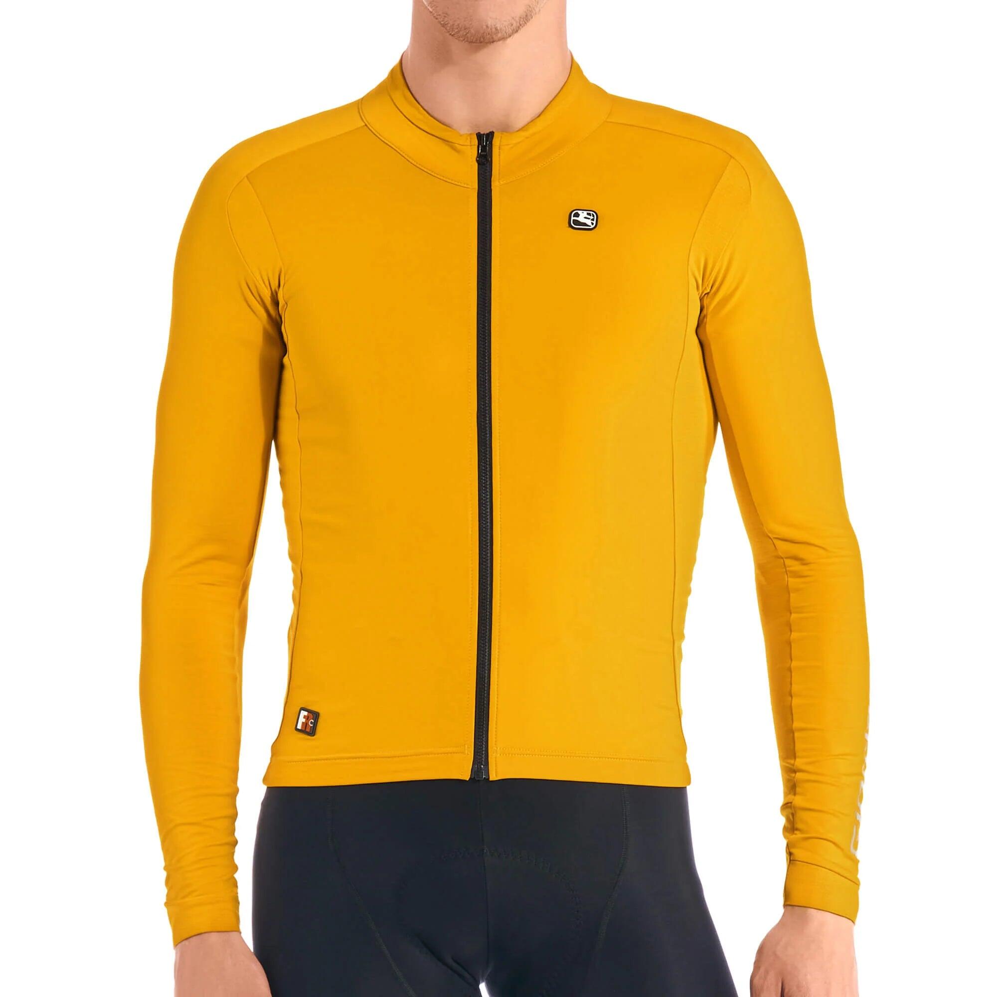 Giordana Men's FR-C Pro Thermal L/S Jersey - Mustard 4/4
