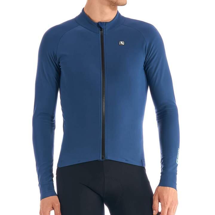 GIORDANA Giordana Men's G-Shield Thermal L/S Jersey - Charcoal Blue