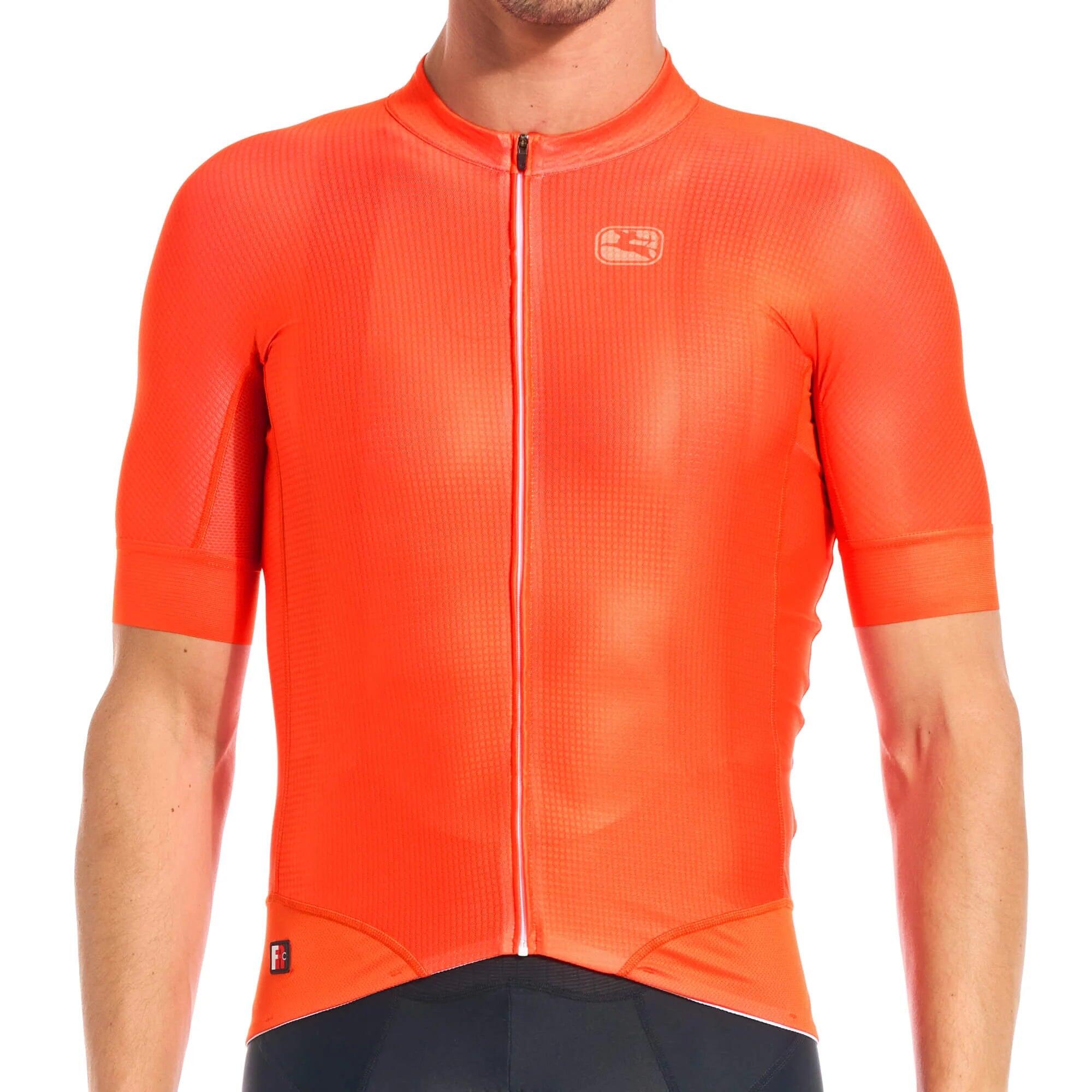 Giordana Mens FR-C Pro S/S Jersey Neon Orange GIORDANA Decathlon