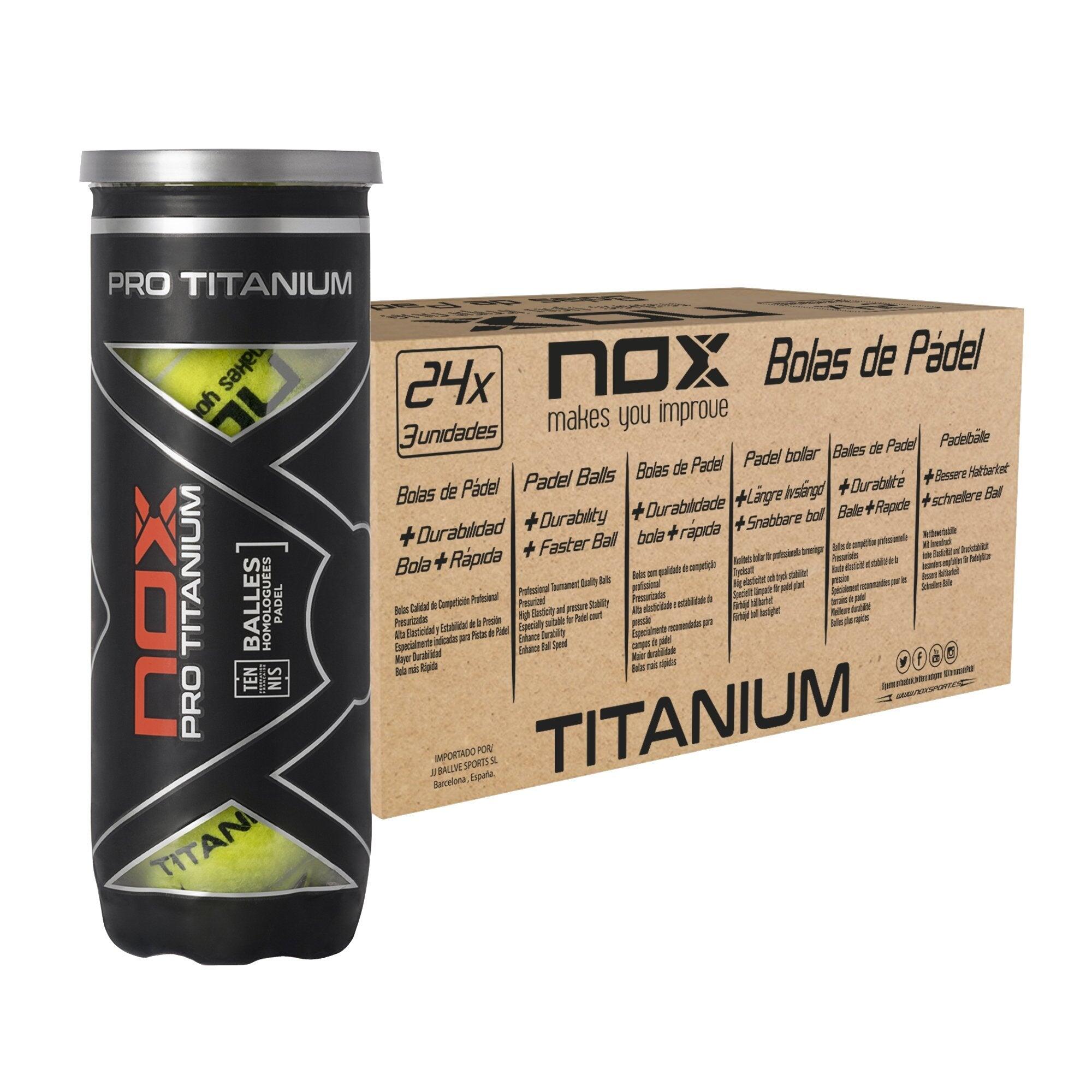 NOX Cassetto Palline Nox Pro Titanio 24 lattine X3