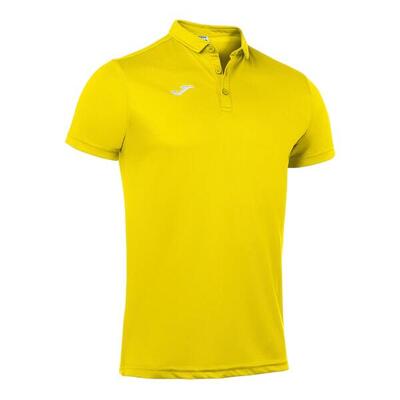 Polo Manga Corta Golf Hombre Joma Hobby Amarillo