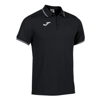 Polo Manches Courtes Football Homme Joma Campus III Noir
