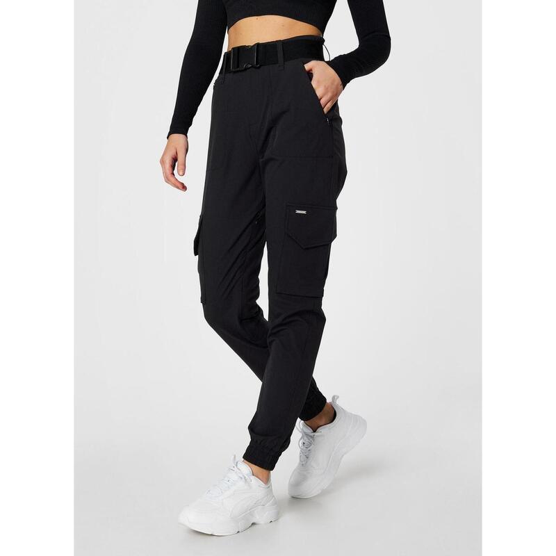 Femme Pantalon Cargo Imperméable Noir