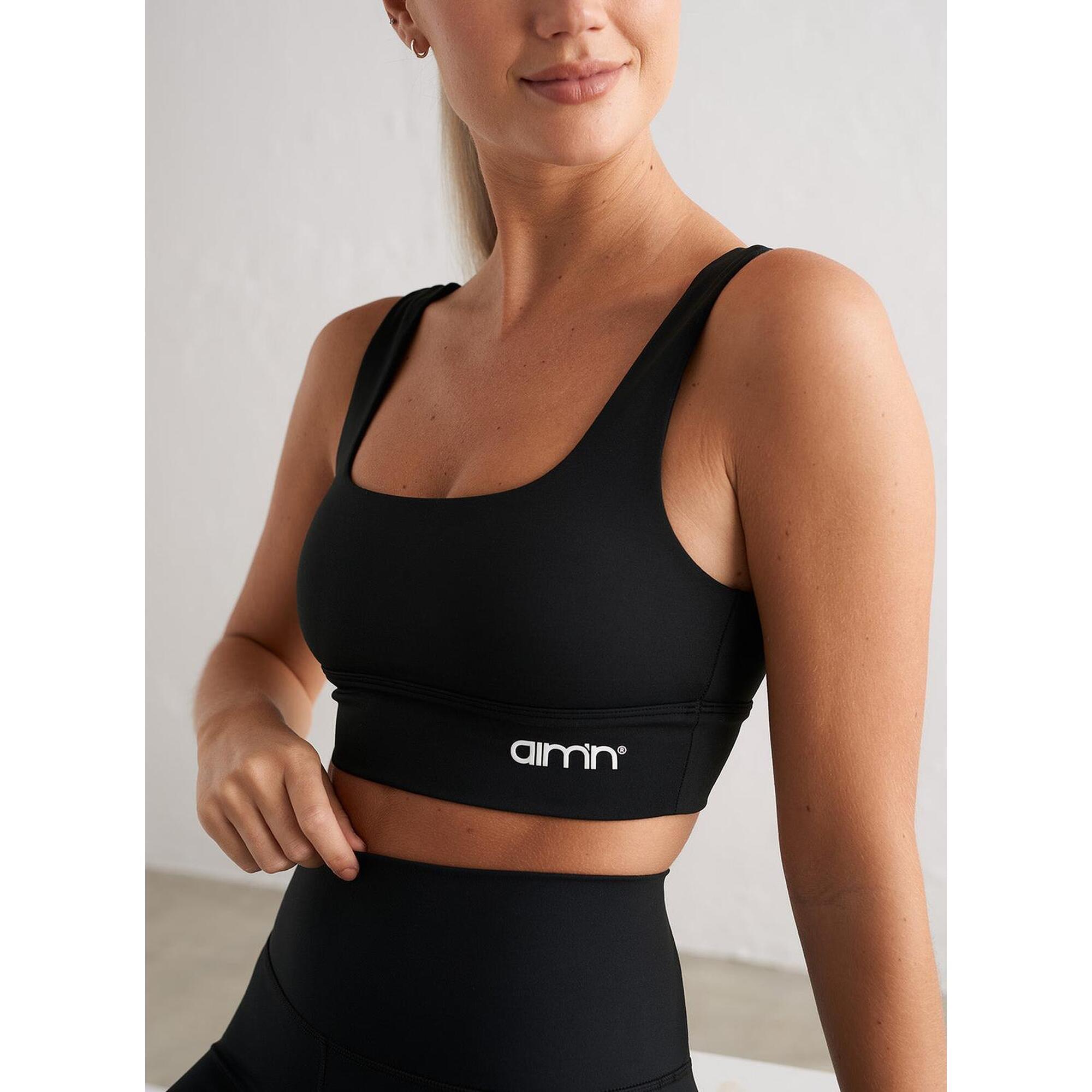 Aim'n - Femme Soutien-gorge De Sport Évacuant L'Humidité Noir - Brassière - Noir - 38 S - Decathlon
