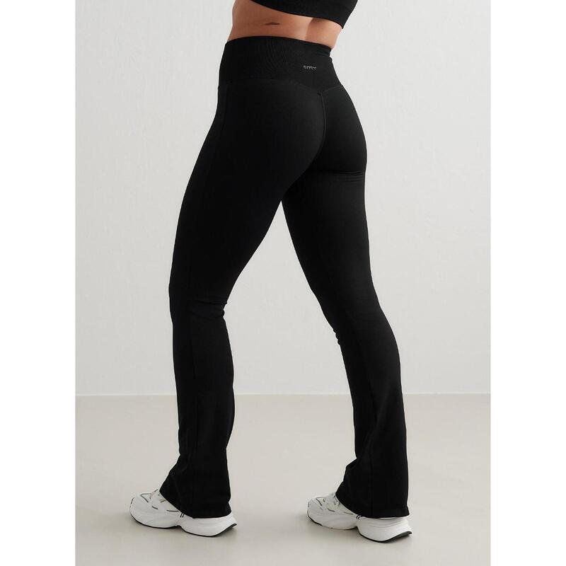 Leggings Shape Naadloos Flare Yoga Dames Zwart aim'n