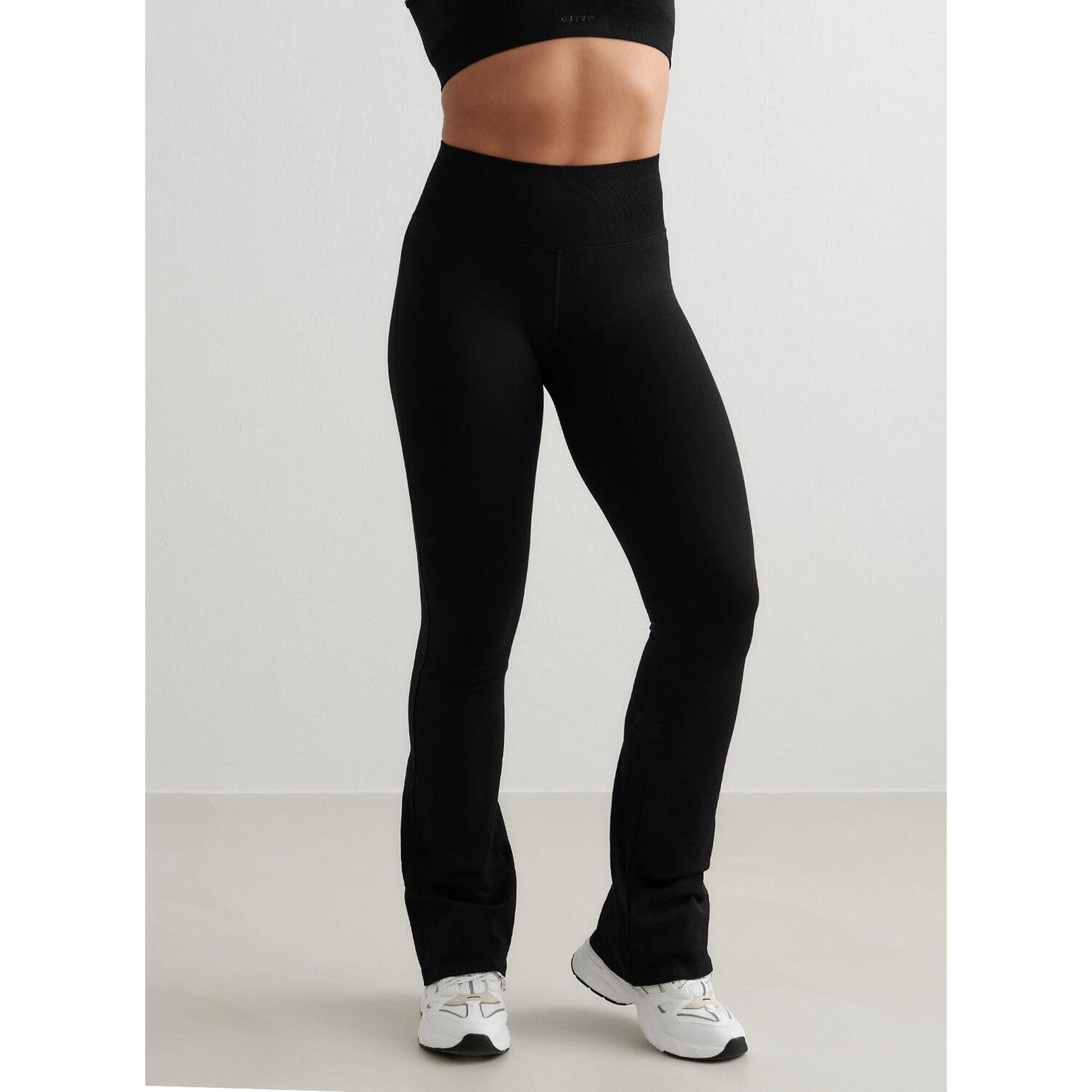 Aim'n - Femme Leggings Évasé Sans Couture Noir - Legging - Noir - 44 L - Decathlon