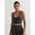 Dames Yoga Sportbeha Kruis Rug Naadloos Bralette Donkergrijs