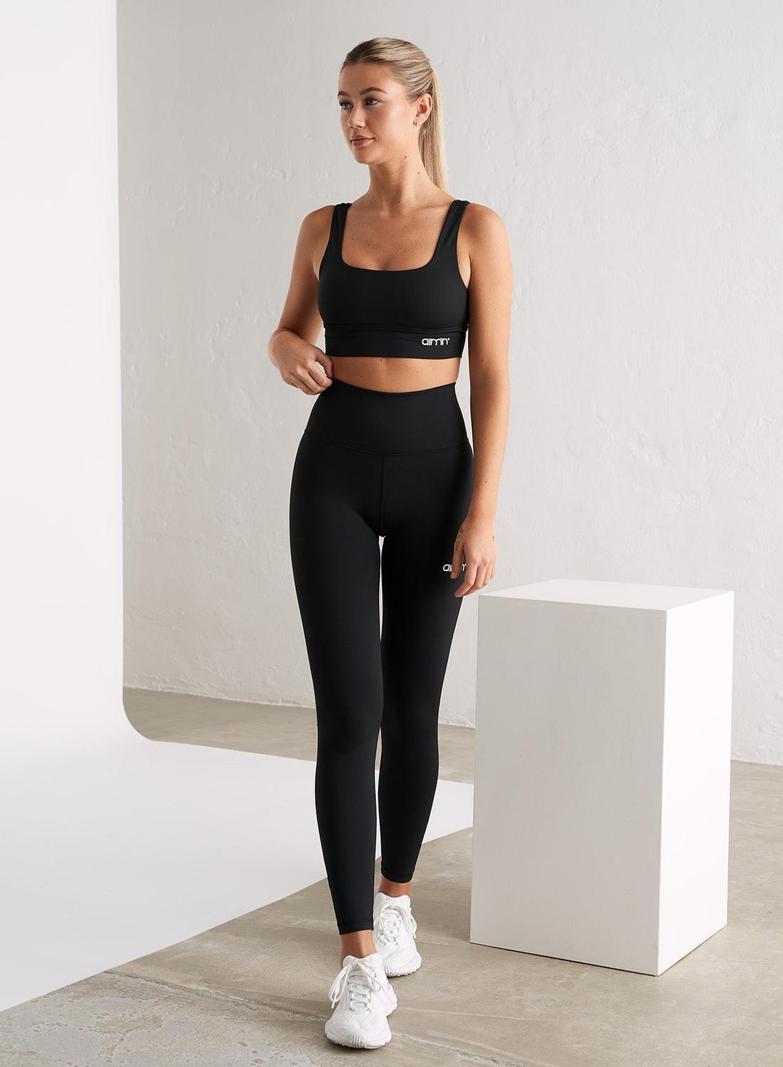 Femme Soutien-gorge de sport Évacuant l'humidité Noir 6/7