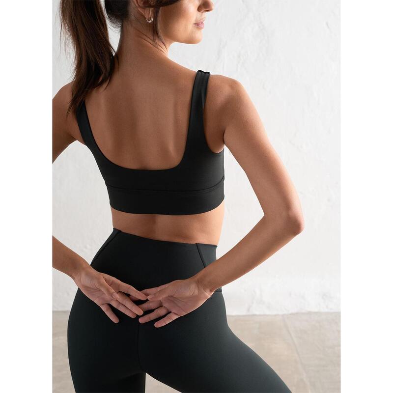 Sportbeha Edge Core Yoga Dames Zwart aim'n