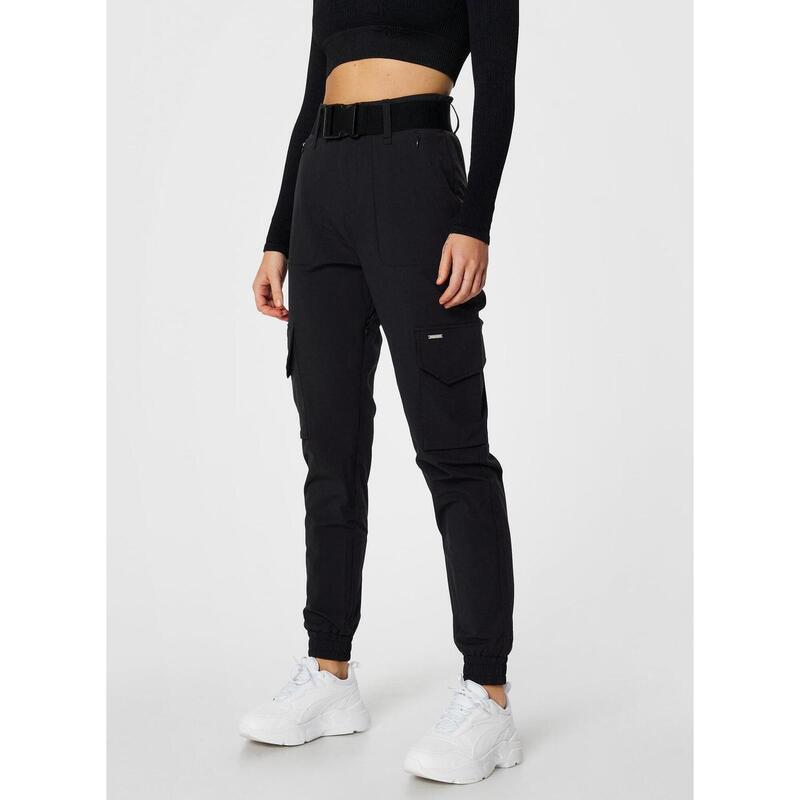 Femme Pantalon Cargo Imperméable Noir