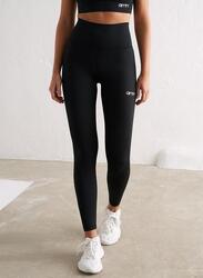 Leggings de yoga pour femmes Évacuant l'humidité Résistant au squat Noir