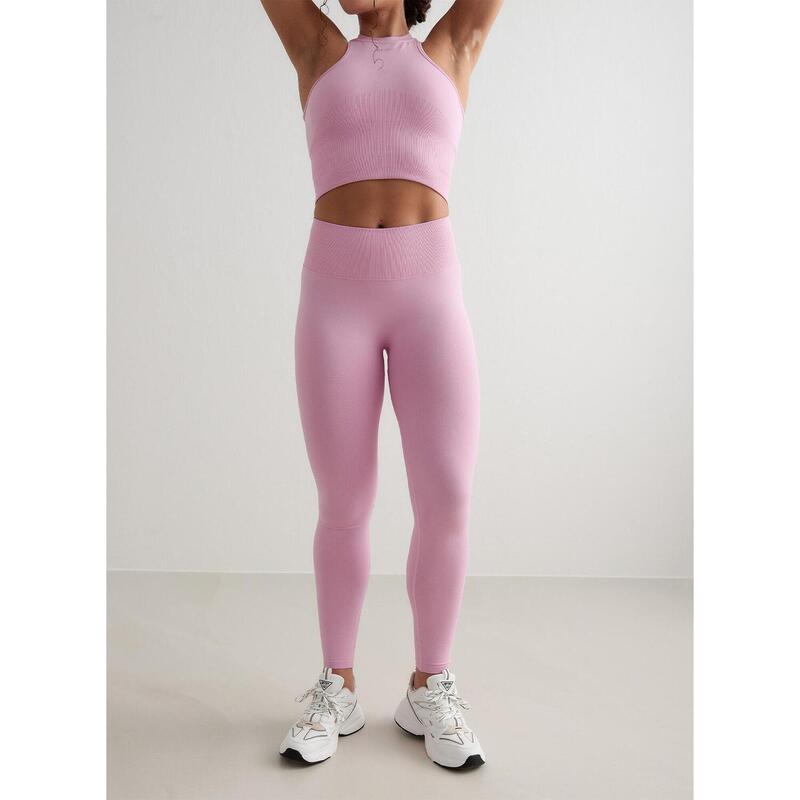 Leggings Shape Naadloze Yoga Dames Suikerspin Roze aim'n