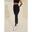 Femme Yoga Leggings Côtes Sans Couture Bleu Marine