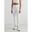 Femme Yoga Leggings Côtelé Sans Couture Blanc