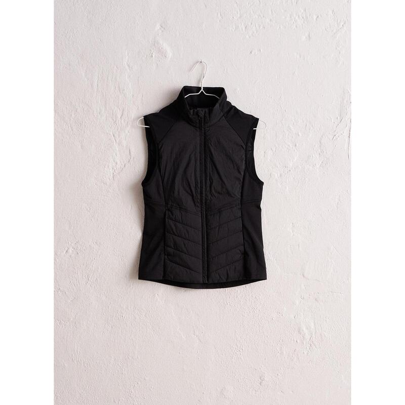 Gilets Hybrid Vest Randonnée Femme Noir aim'n