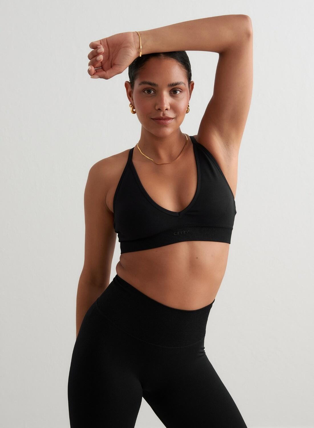 Brassière de sport Femme - AMY Bleu Gris
