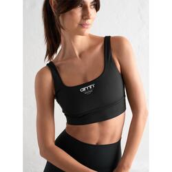 Soutien-gorge de sport de yoga pour femmes Évacuant l'humidité Noir