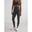 Femme Yoga Leggings Côtes Sans Couture Vert Sauge