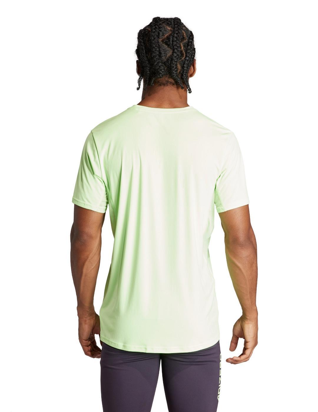 Maillot pour Homme Adidas Adizero Vert 3/4