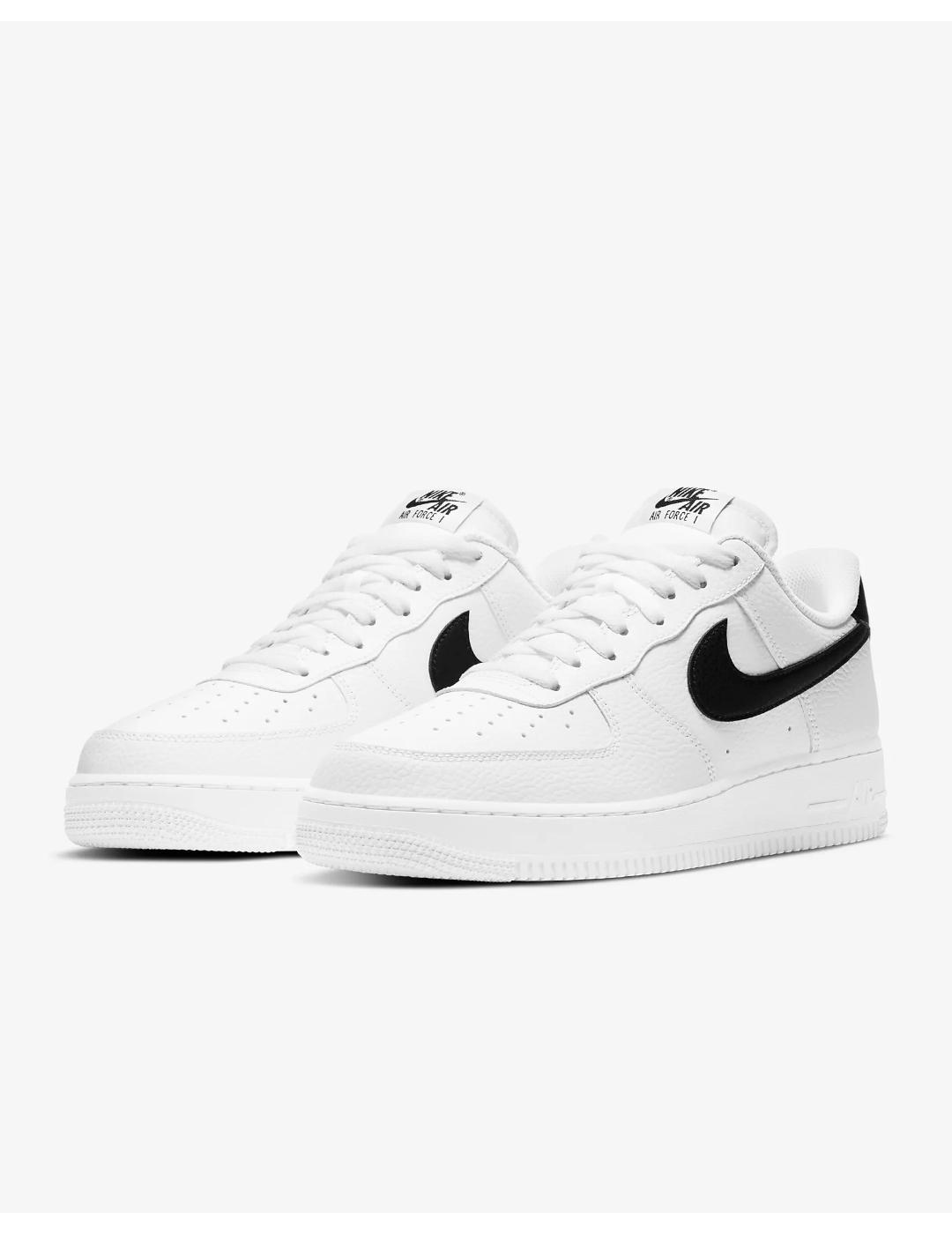 Nike Air Force 1 Low - White Black 3/7