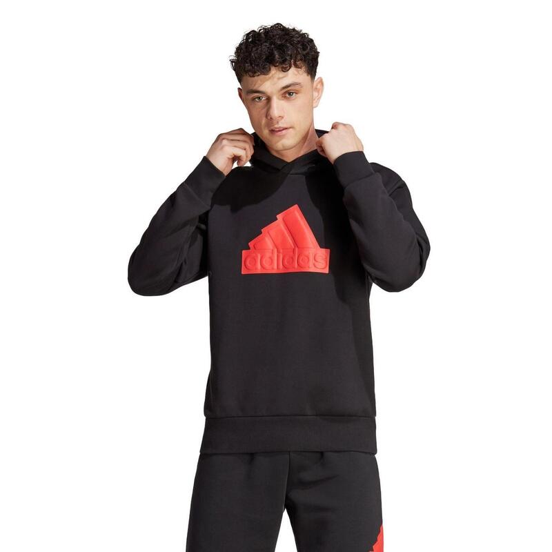 Sudaderas jerseys polares para Hombre Adidas Future icons Negro