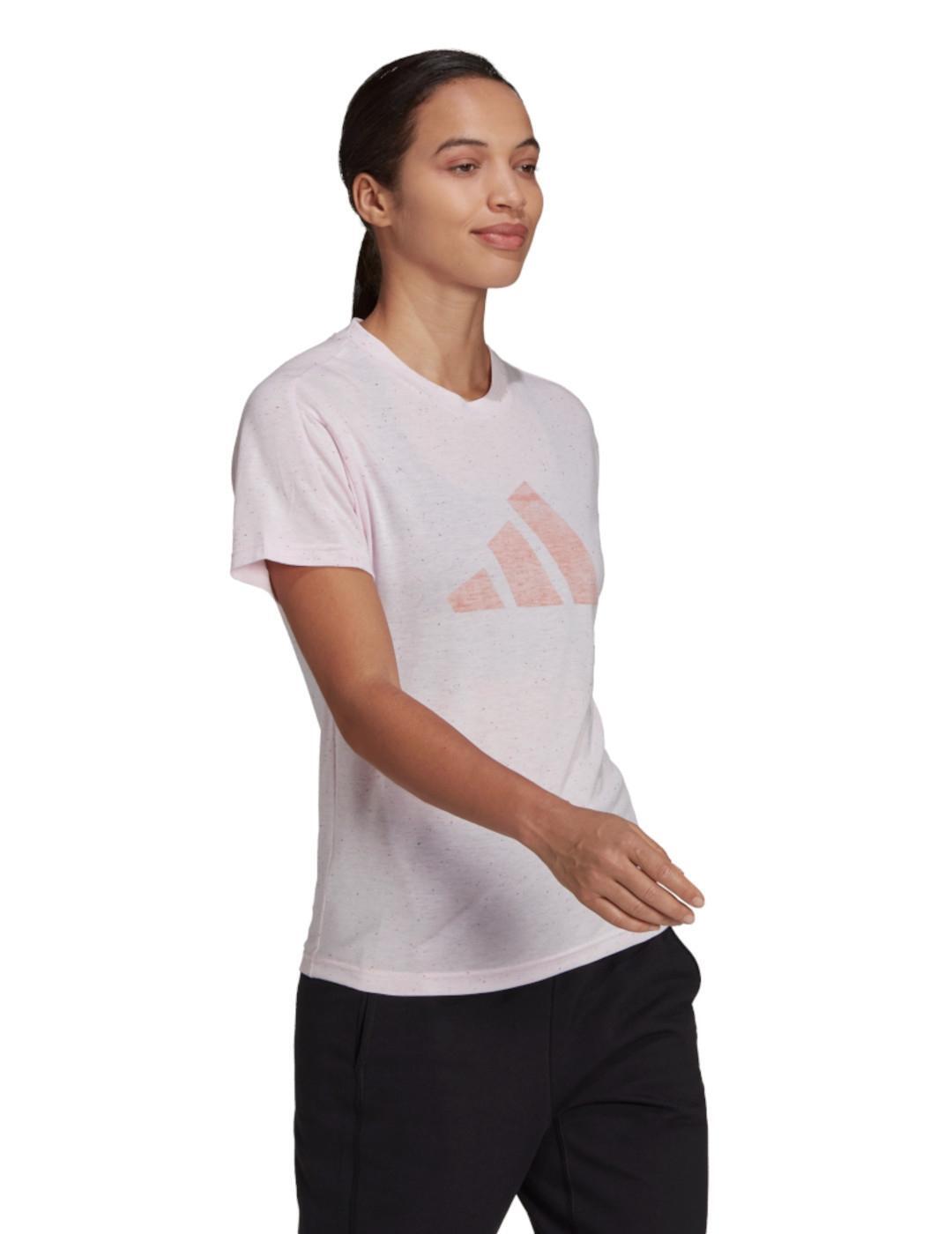Dames-T-Shirt met Korte Mouwen Adidas Future Icons Winners 3.0 Roze 3/5