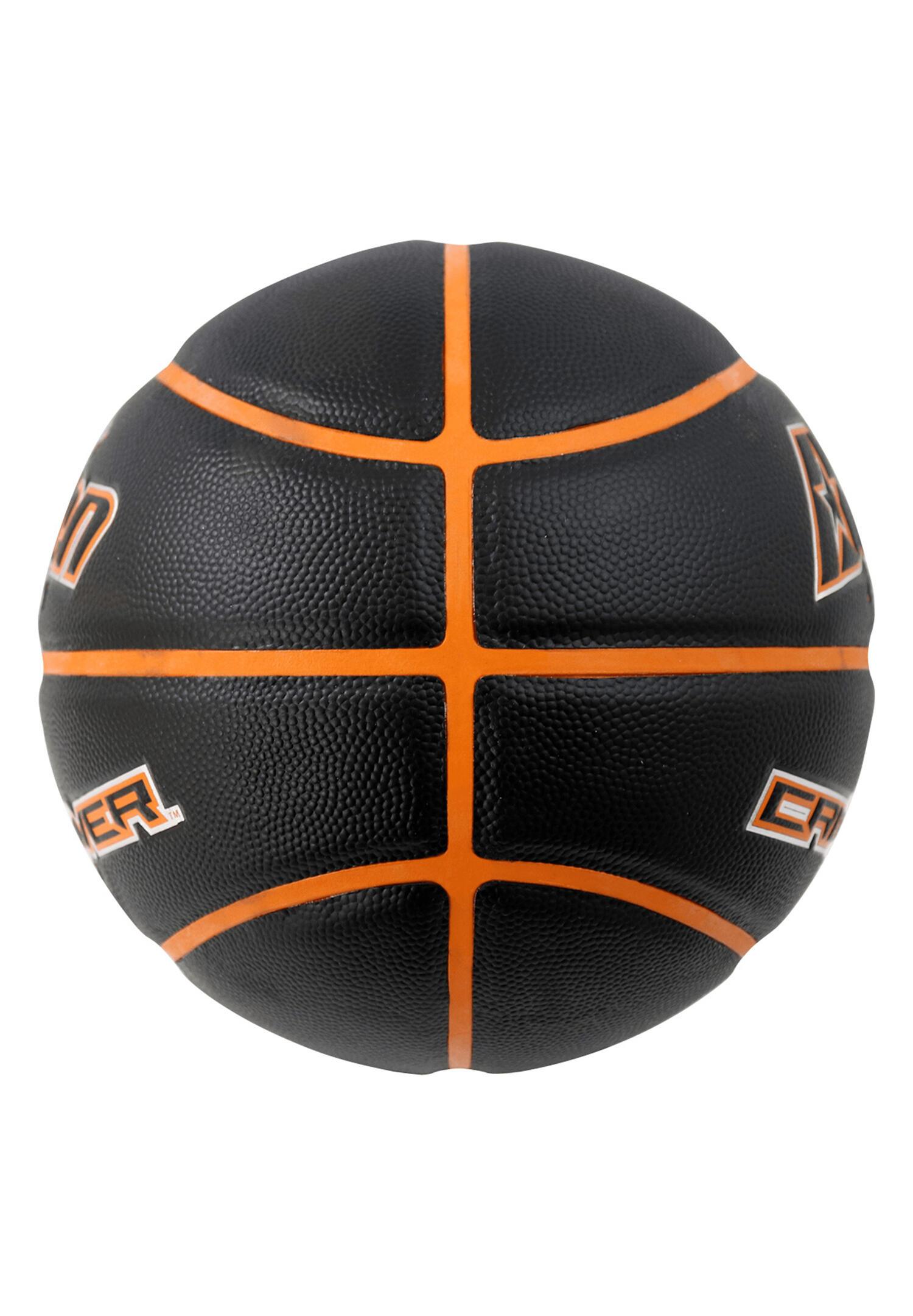 Basketball Crossover Größe 5 Schwarz-Orange Basketball Unisex Schwarz-Orange 3/3