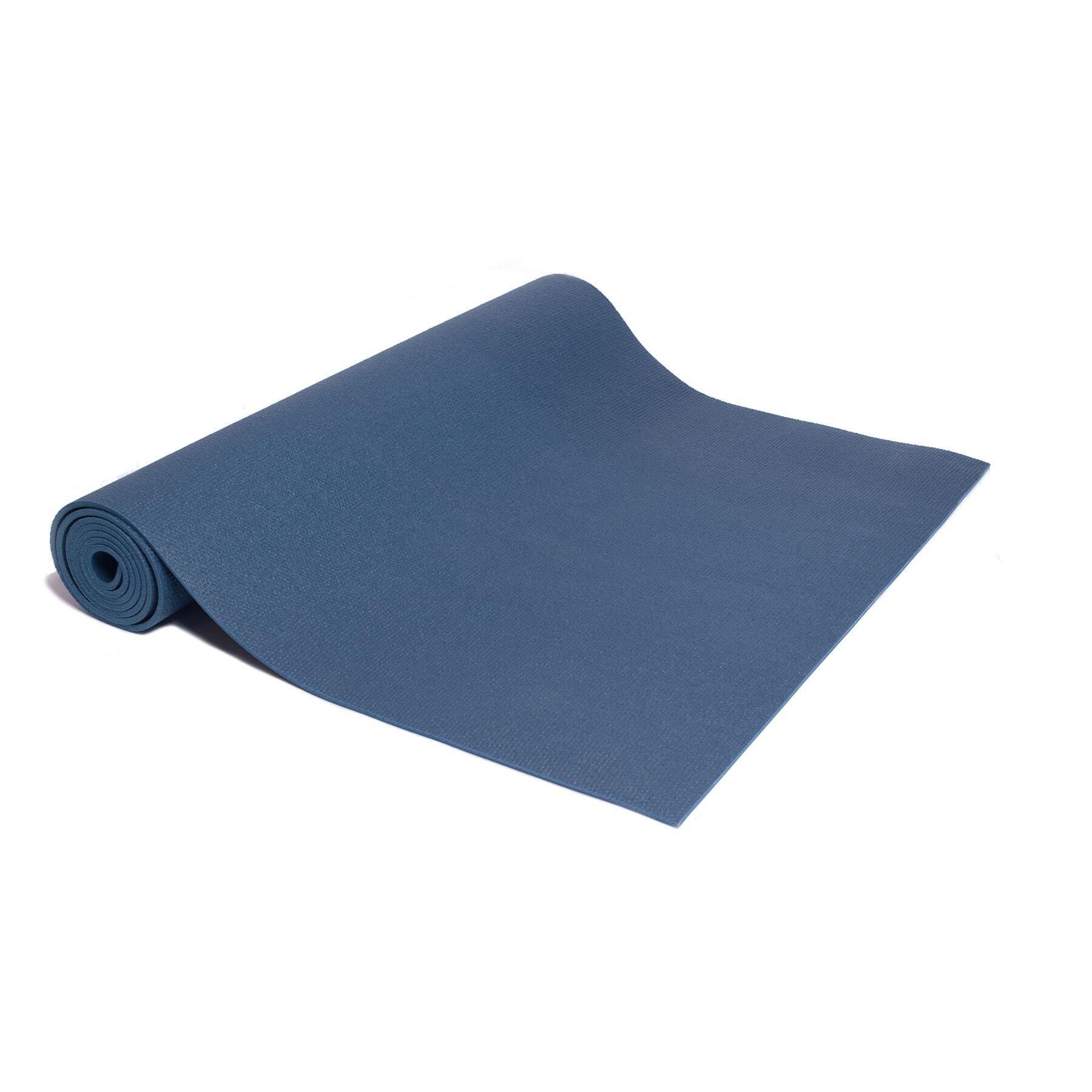 Lotus Yogamat studio blauw extra lang en breed 3/5